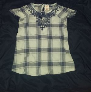Girls plaid shirt